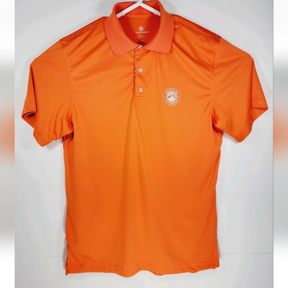 Levelwear Polo Eagles Glen of Cavendish Mens Size Medium Golf Shirt Orange
